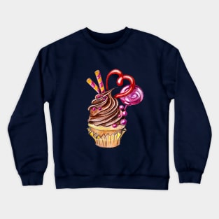 delicious cupcake Crewneck Sweatshirt